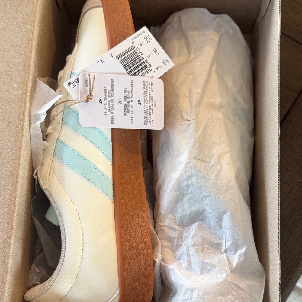 Adidas VL Court Base Light Blue Sneakers - Picture 3 of 4